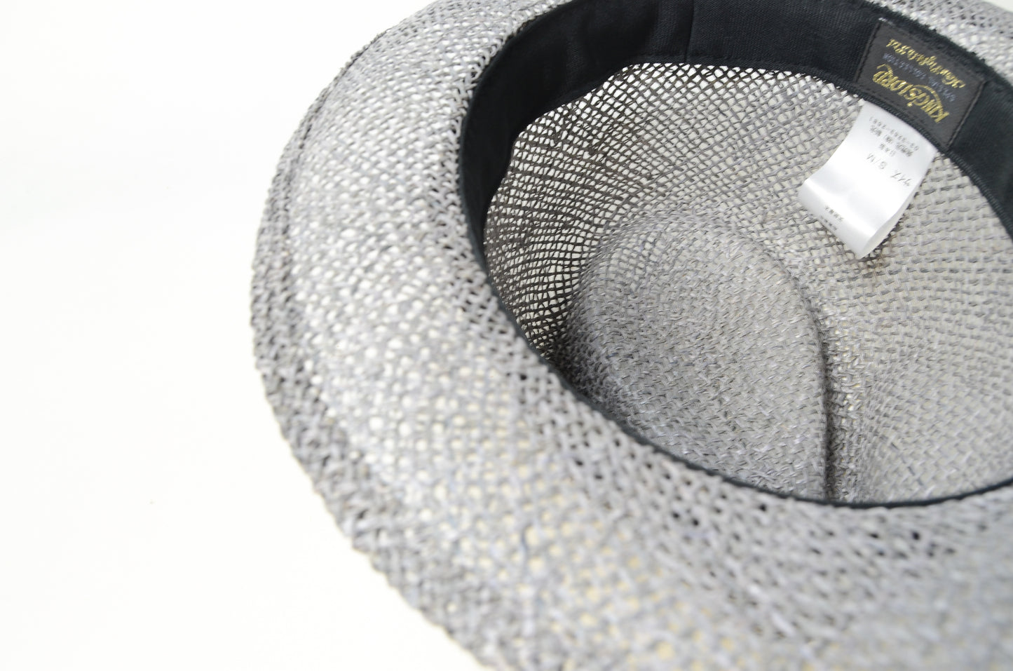 Straw Hat Grey 18128
